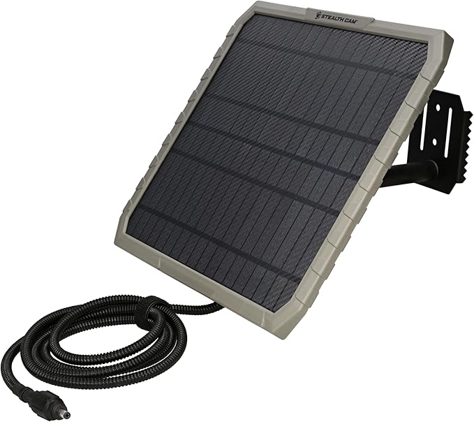 Stealth Cam 10IN Solar Panel 10,000MAH/ for use with Stealth Cam and Other Cellular Trail Cameras