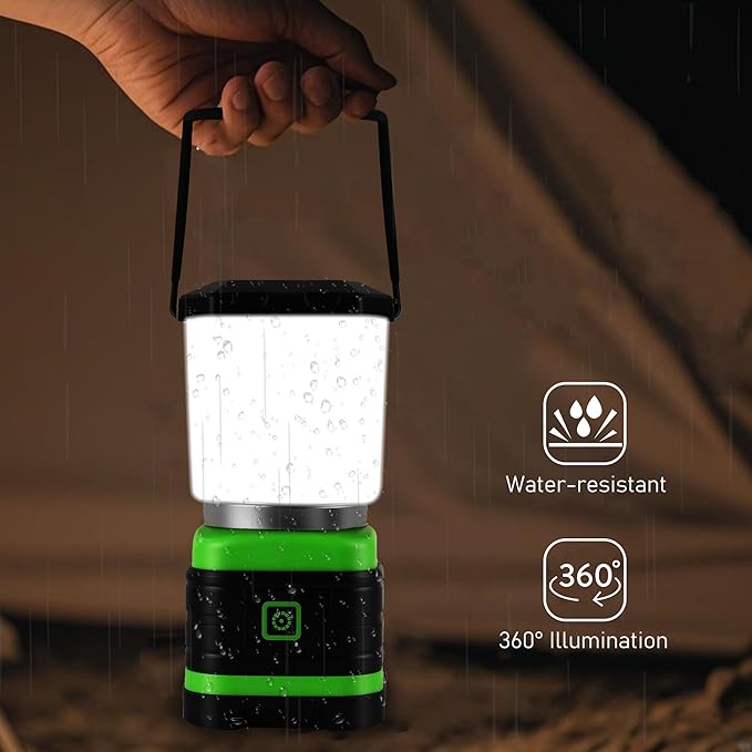 Lichamp LED Camping Lantern, Battery Powered LED Lights Camping Essentials, Portable Lanterns