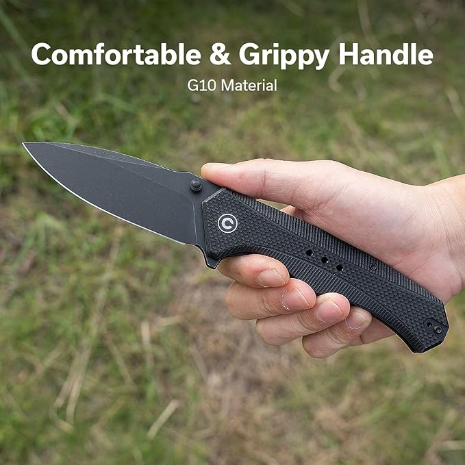 CIVIVI Photonix EDC Pocket Knife, Folding Knife with 3.7" 14C28N Blade G10 Handle with Pocket Clip