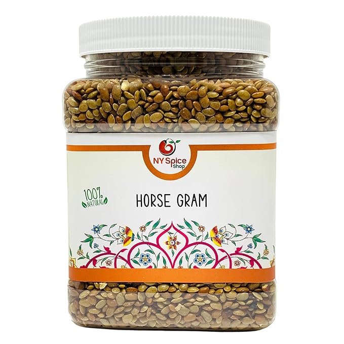 NY SPICE SHOP Horse Gram Lentils ??1.5 Pound Horse Gram ??Indian Kulthi Beans ??Muthira Seeds