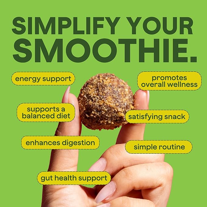 The Bomb Co. Blender Bomb, Glow Getter, Superfood Smoothie Supplement, Smoothie Mix with Flax