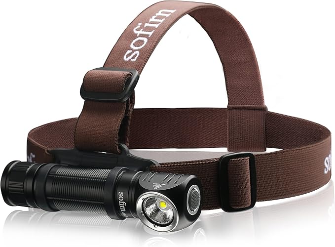 sofirn HS40 Rechargeable Headlamp 2000 Lumens, Super Bright Headlamp Flashlight with 6500k SST40