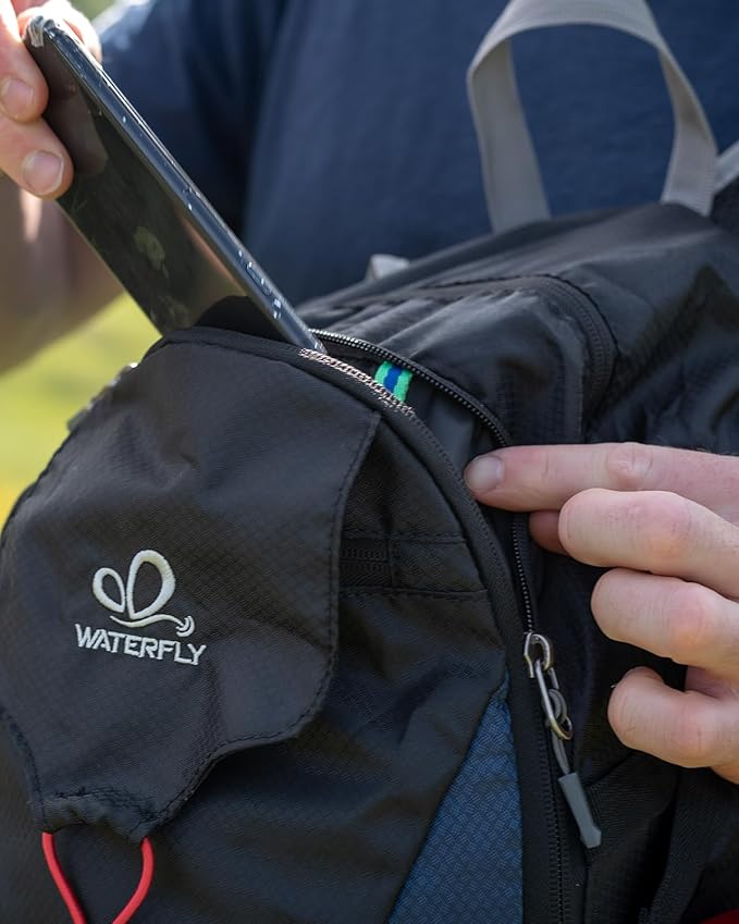 WATERFLY Lightweight Packable Hiking Backpack: 30L Foldable Travel Daypack Ultralight Camping Day
