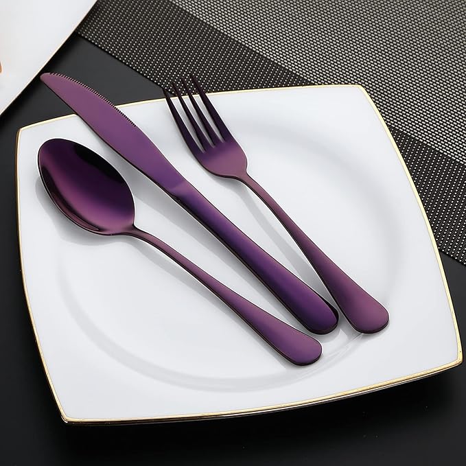 DEVICO Portable Utensils, Travel Camping Cutlery Set, 8-Piece including Knife Fork Spoon Chopsticks