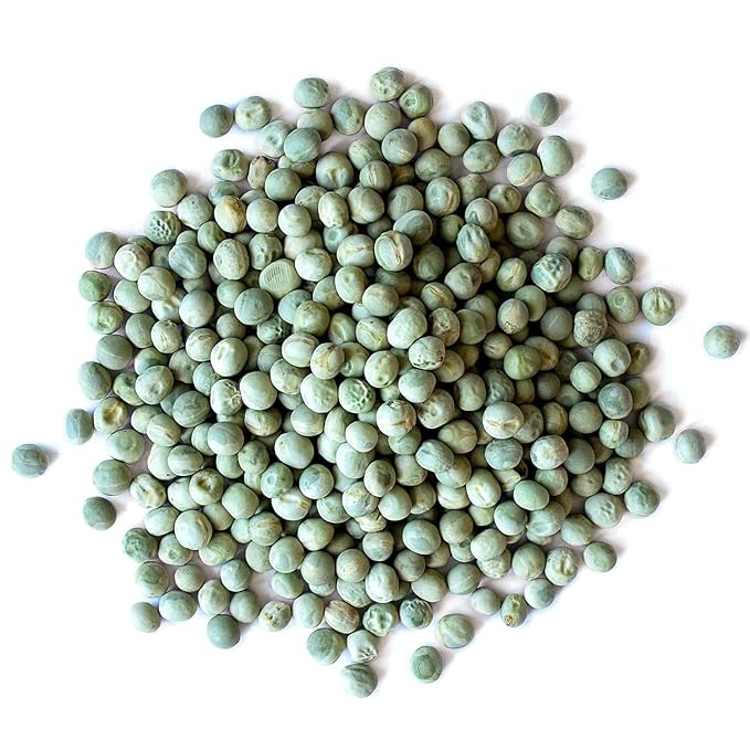 Food to Live Organic Whole Dried Green Peas, 25 Pounds – Non-GMO, Green Vatana, Sproutable, Vegan