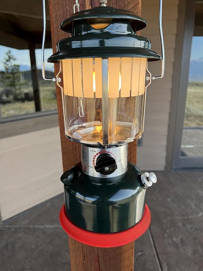 SUNJIKA Camping Kerosene Lamp Silicone Tank Base Protector for Coleman Lanterns, Scratch-Resistant