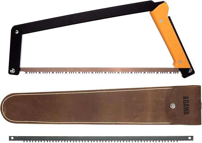AGAWA - BOREAL21 Backwoods Kit - Includes 21" Folding Saw, Leather Sheath, 21" All-Purpose & 21"