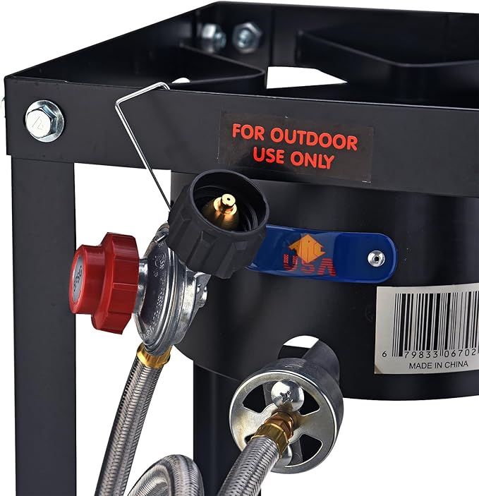 ARC 55,000BTU Propane Burner Camping Stove,Outdoor Gas Stove Burner Cooker for Cooking for Turkey