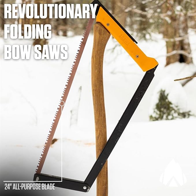 AGAWA - BOREAL24 Tripper Kit - Includes 24" Folding Saw, Nylon Carrying Case, 24" All-Purpose & 24"