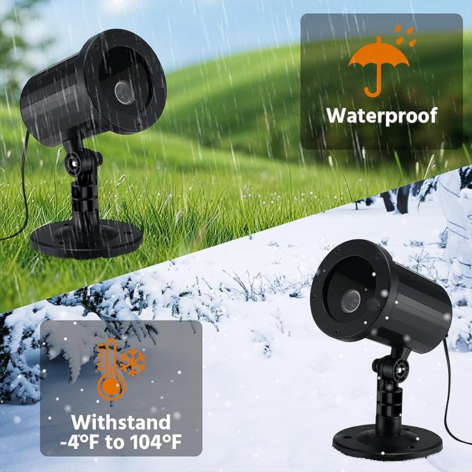 Retisee Halloween Projector Light Outdoor Indoor Waterproof Decoration Projector Light LED Bright