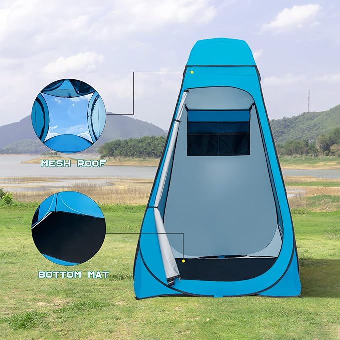 BRIAN & DANY Pop Up Shower Tent, Portable Privacy Camping Changing Tent, Camp Toilet Bathroom Pod