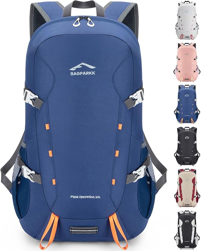 Hiking Backpack,Large 35L Travel Backpacks for Men Women,Water Resistant Ultra Lightweight Foldable