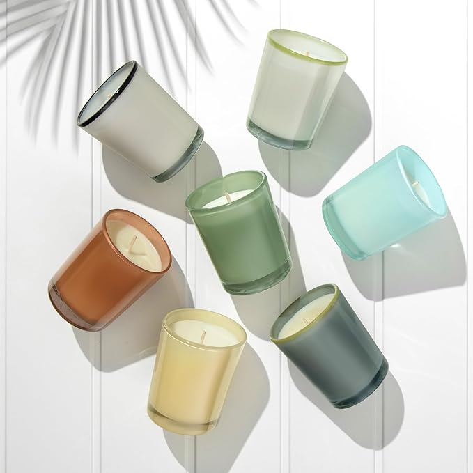 LAFCO New York Votive Candle, Fresh Cut Gardenia - 1.9 oz - 20-Hour Burn Time - Reusable Glass