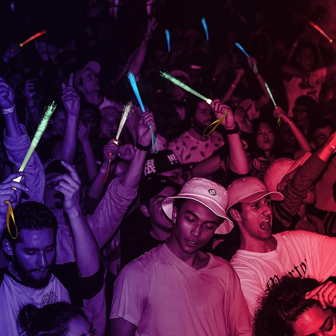 M.best 72pcs Glow Sticks Party Supplies, 3 Modes Colorful Flashing LED Light Up Glow Wands Sticks