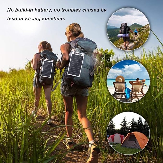 Solar Panel Charger USB Port Portable High Power Paper Shaped Monocrystalline Silicon for Cell