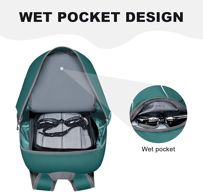 MIYCOO Backpack - Ultra Lightweight Packable Backpack for Travel Camping, 45L Hiking Back Pack