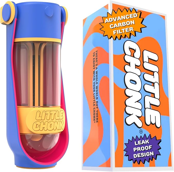 Lil Gulp Dog Water Bottle | Advanced Carbon Filtration for Safe Filtered Water on The Go | BPA-Free