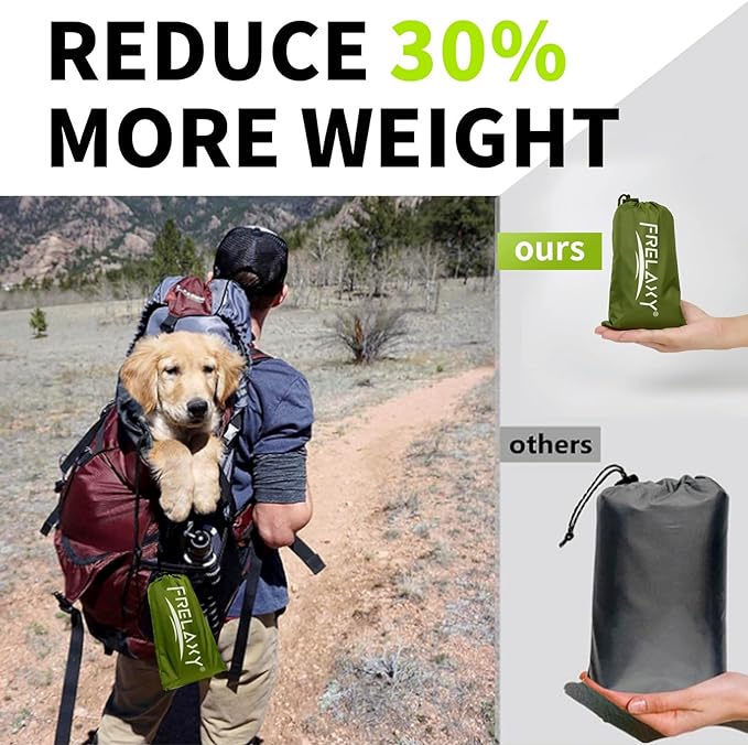 Frelaxy Tent Footprint, Waterproof Camping Tarp, Durable Tent Floor to Elevate Your Camping