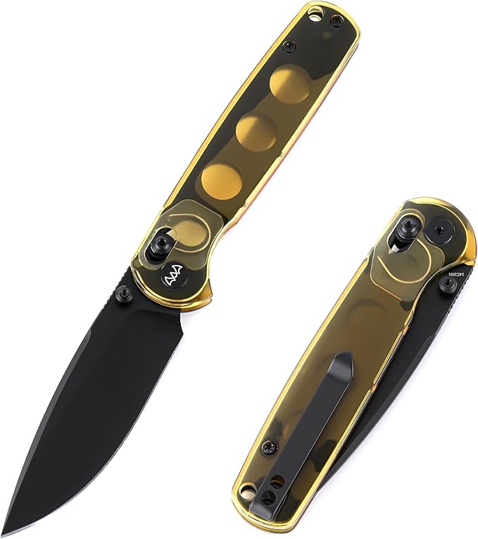 Folding Pocket Knife, Survival Knife Tactical Hunting Knife,3.23??Sharp Folding Blade with Ultem
