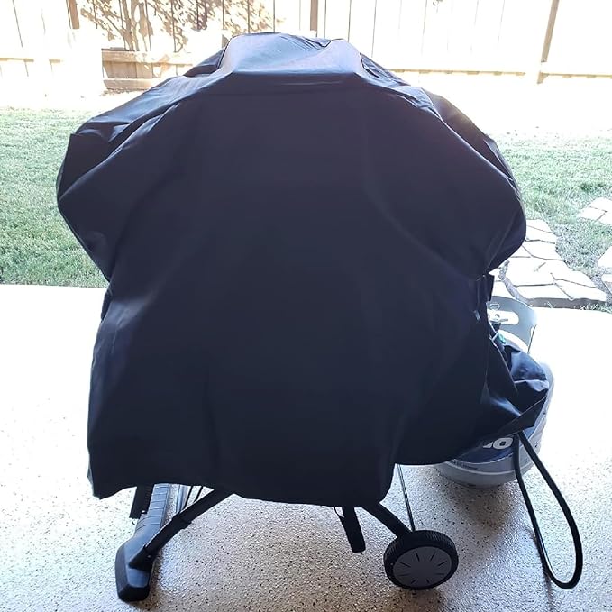 Grill Cover for Weber Q100 Q120 Q1000 Q1200 Q200 Q220 Q2000 Q2200 Q2400 Series Gas Grills, 600D