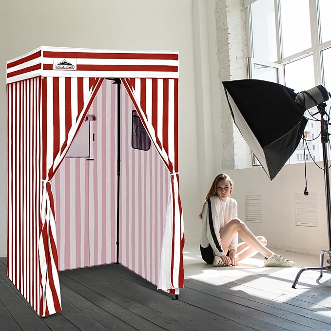EAGLE PEAK Flex Compact 4x4 Pop-up Canopy Changing Room, Portable Privacy Dressing Room for Indoor