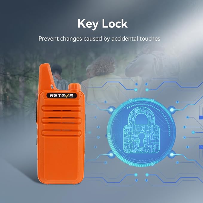 Retevis RT22 Rechargeable Walkie Talkies, Long Range Two Way Radio for Adults, Portable Handheld
