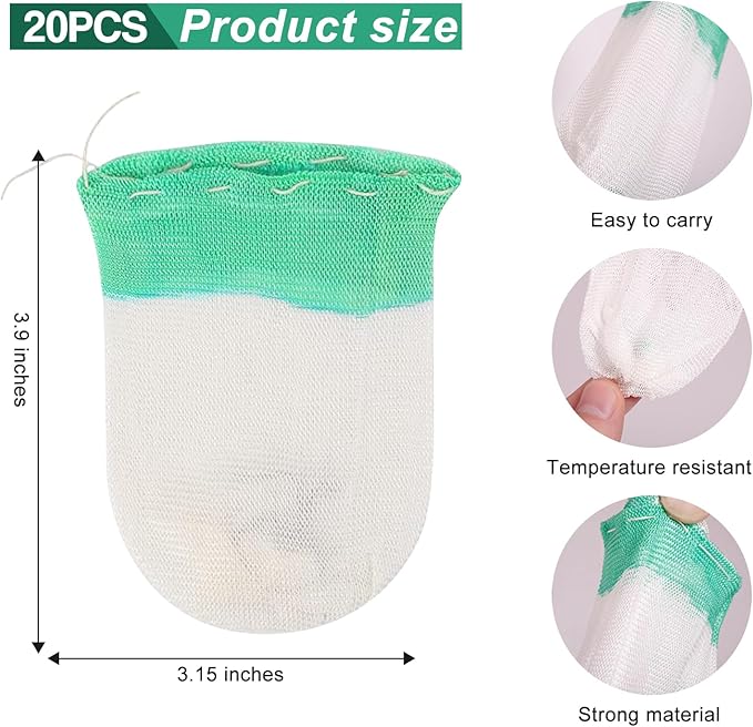 20Pcs Lantern Mantles Propane Lantern Mantles, Soft Light Propane Lampshades for Outdoor Camping