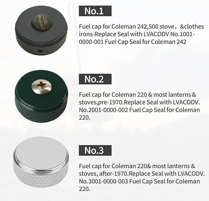 Filler Cap Lantern, Compatible with Replacement Parts for Coleman Lanterns and Stoves – Brass