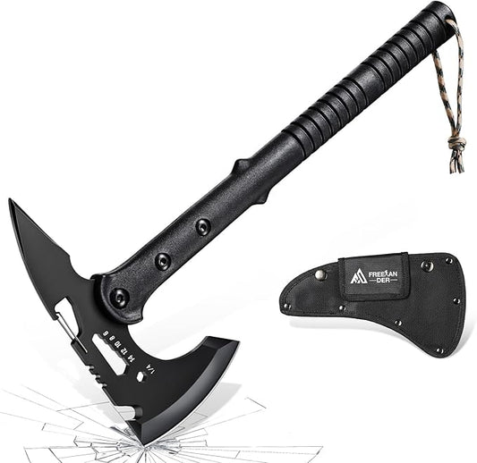 Freelander Hatchet, Sharp Outdoor Axe, Portable Camping Axe with Clip and Sheath, Durable Hatchet
