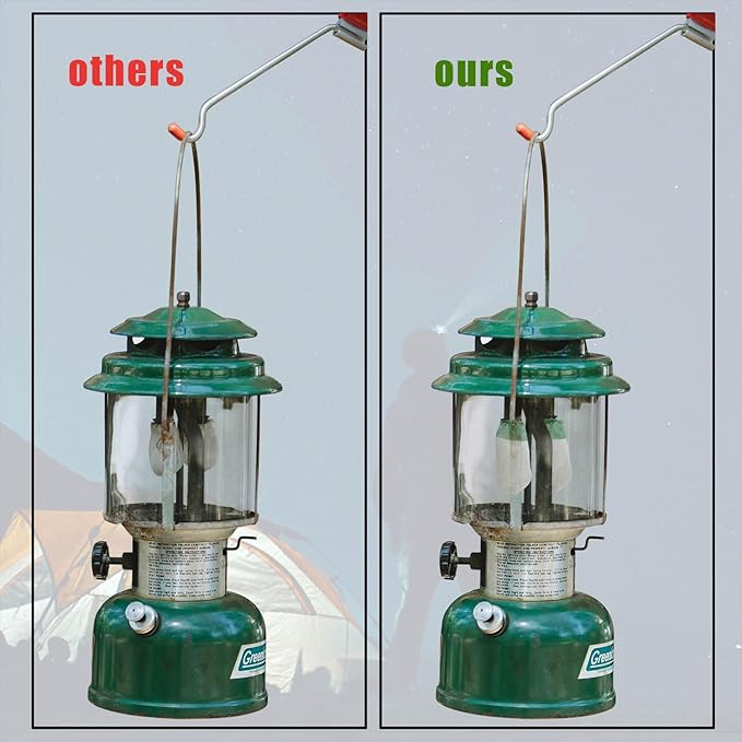 10pcs Propane Lantern Mantles String Tie Lantern Mantles for Outdoor Camping Lantern Natural Fueled