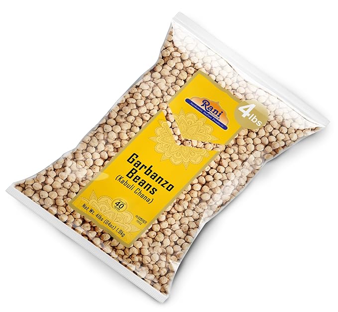 Rani Garbanzo Beans (Kabuli Chana) 64oz (4lbs) 1.81kg Bulk ~ All Natural | Vegan | Gluten Friendly