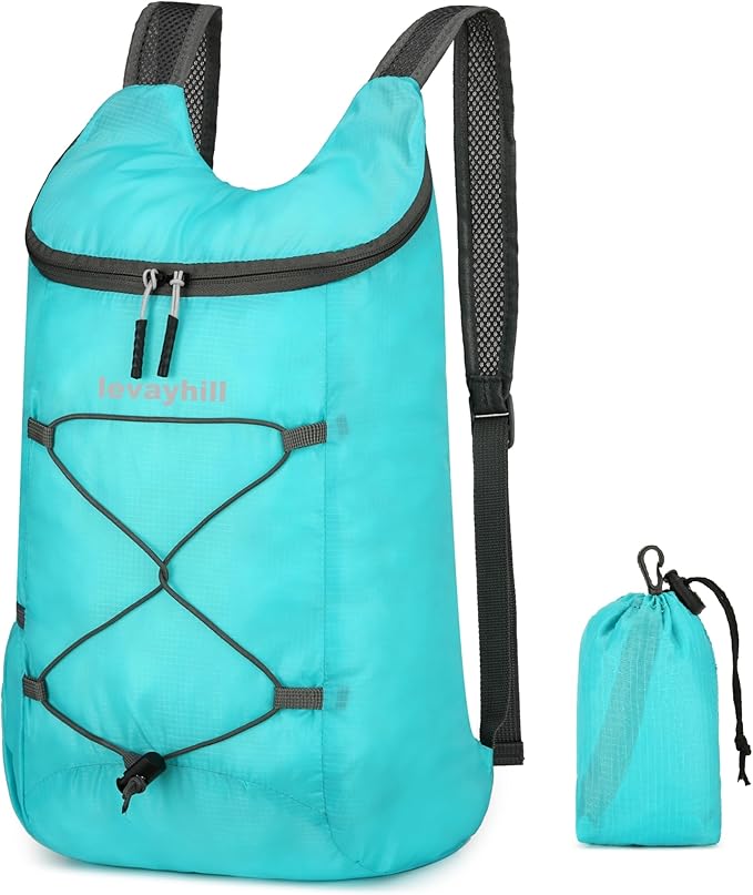 16L Lightweight Foldable Hiking-Backpack Small Packable-Daypack For Travel,Ultralight