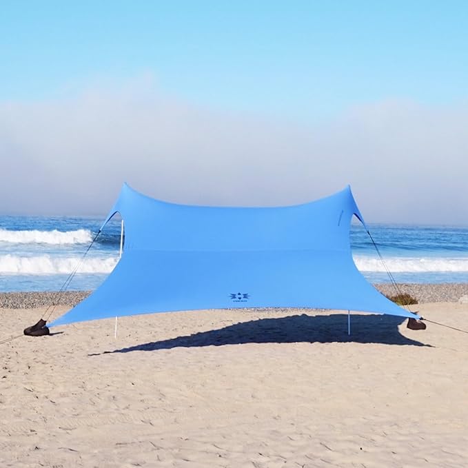Neso Gigante - Portable Beach Tent - Ideal to Enjoy with Family and Friends - UPF 50+