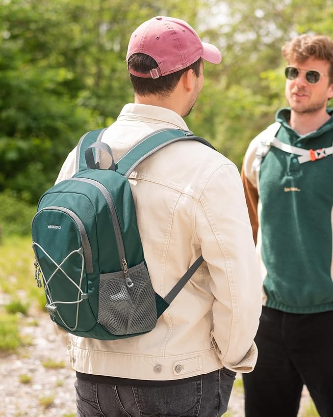 WATERFLY 12L Small Hiking Backpack: Day Pack Lightweight Travel Bag Camping Fitness Cycling Outdoor