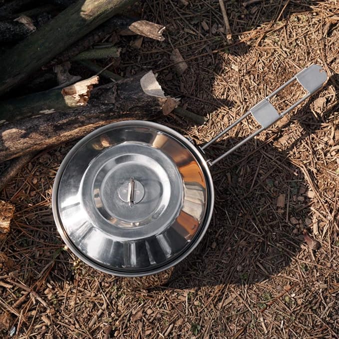 Fire-Maple Antarcti 1.0 Liter Stainless Steel Camping Bowls with Locking Lid, Camping Cook Pot
