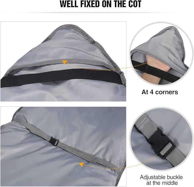 REDCAMP Folding Cot Pads for Sleeping Extra Thick, Soft Comfortable Velvet & Corduroy Cotton