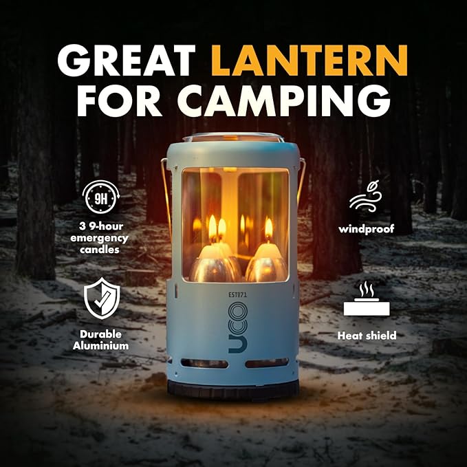 UCO Candlelier Candle Lantern, Candle Lanterns for Real Candles, Perfect Outdoor Gear for Camping