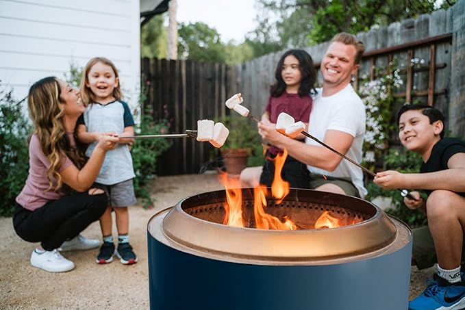 Solo Stove Yukon 2.0, 27 Inch Smokeless Fire Pit with Removable Ash Pan - Wood Burning Portable