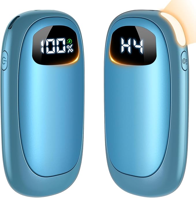 Hand Warmers Rechargeable - Electric Hand Warmers, Max 20 Hrs Warmth 4 Levels Heat Up to 131??