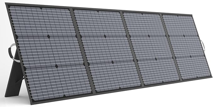 220W Portable Solar Panel, Foldable 220 Watt 40V Solar Charger, IP67 Waterproof for Outdoor