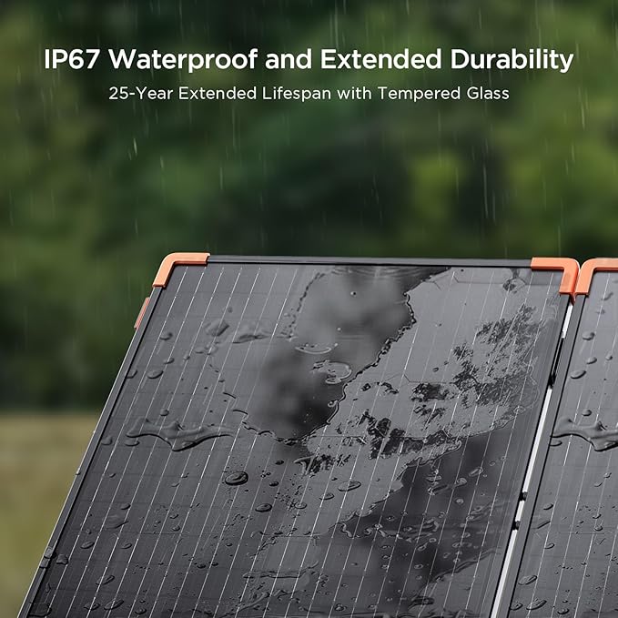 200 watt Portable Solar Panel with 20A PWM Controller,RV Essentials,12V Solar Battery Charger for