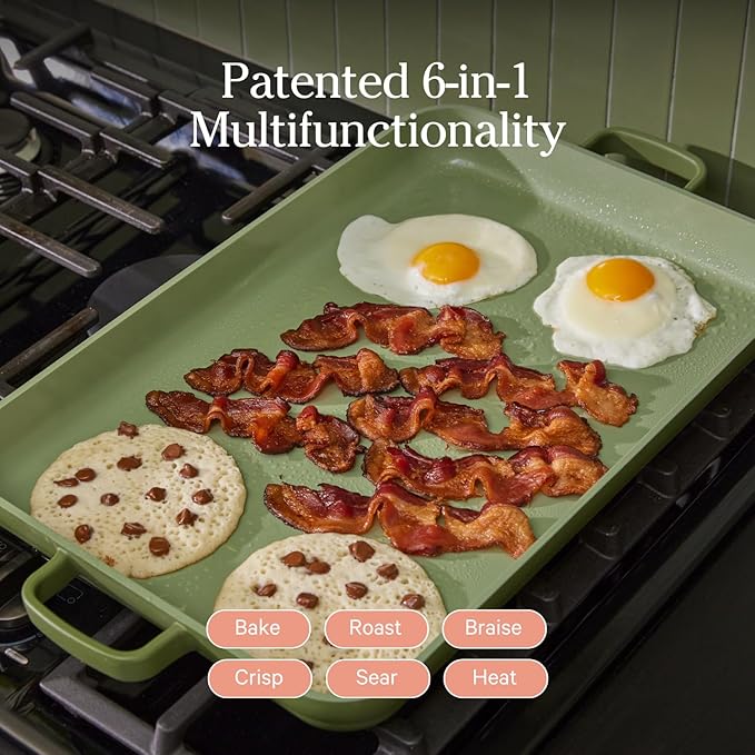 Our Place Bakeware Set | 5-Piece Nonstick, Toxin-Free, Ceramic, Cast Aluminum Set with Oven Pan