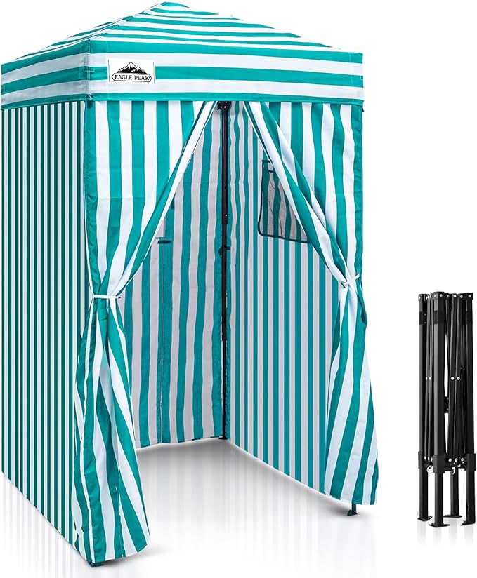 EAGLE PEAK Flex Ultra Compact 4x4 Pop-up Canopy, Sun Shelter, Changing Room, Portable Privacy