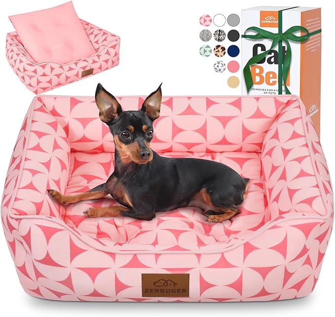 Rectangle Cat Dog Bed for Large Medium Small Pets Indoor Outdoor Machine Washable Sleeping Sofa
