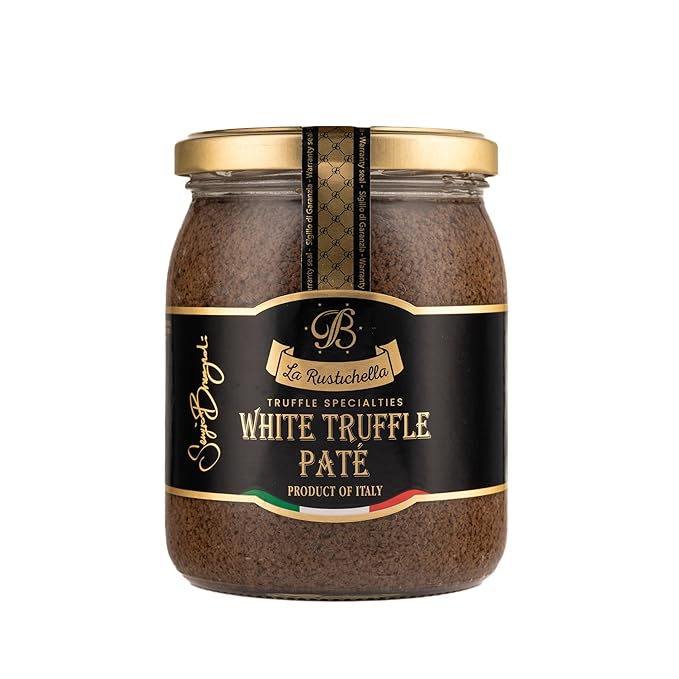 La Rustichella - White Truffle Patè 17.64 oz (500 gr) - 100% Made in Italy | Vegan, Gluten-Free