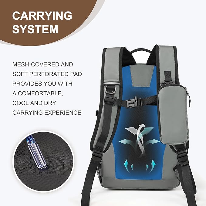 Small Hiking Backpack for Women Men 20L Lightweight Travel Backpack with Phone Pocket Waterproof