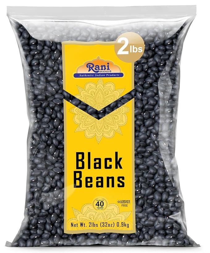 Rani Black Beans (Turtle Beans) 32oz (2lbs) 908g ~ All Natural | Vegan | Gluten Friendly | NON-GMO