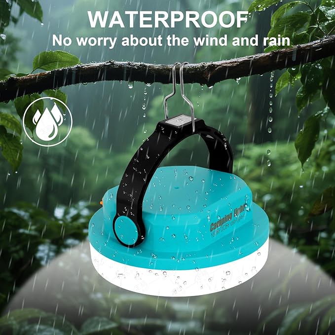Outdoor Camping lamp Rechargeable lamp, Portable Lighting lamp. Equipped with 6 Brightness