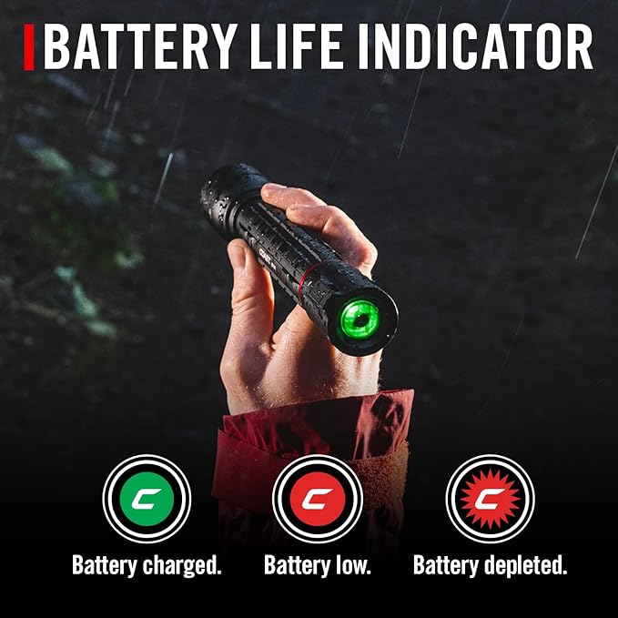 Coast XP14R 4500 Lumen USB-C Rechargeable LED Flashlight with Slide Focus®?¯and Pure Beam® Focusing