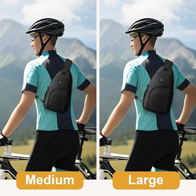 Crossbody Bags for Women Man Waterproof Sling Bag Backpack Trendy Casual Cross Body Bag with
